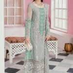 HUSSAIN REHAR Dhanak Suit – 3PC Stunning Luxury Embroidered Winter Collection
