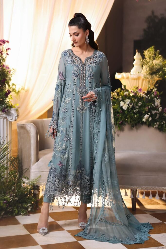 ZARA-SHAHJAHAN Dhanak Suit – Premium Winter Embroidered Collection