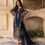 Charizma Chiffon Suit – Unstitched Embroidered 3PC