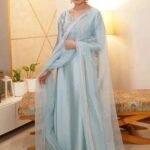 MAHUM ASAD Shamoz Silk Suit – Unstitched