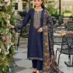 SAPPHIRE Lawn Suit – Unstitched Embroidered 3PC