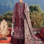 HUSSAIN REHAR Lawn Suit – Unstitched Embroidered 3PC