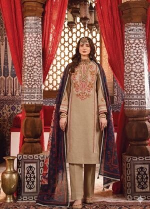 KHAADI Lawn Suit – Unstitched Embroidered 3PC